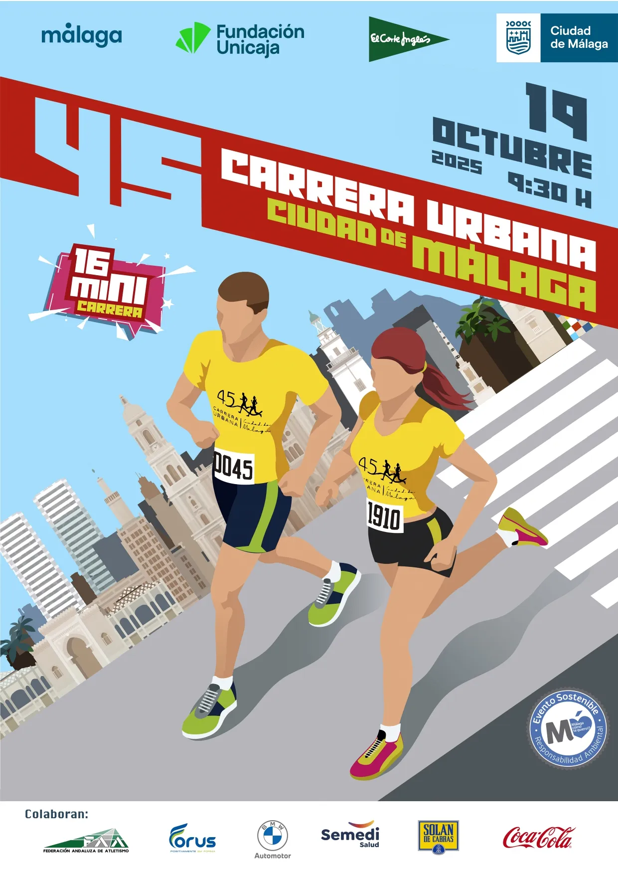 45th Málaga City Urban Race, Supported by Semedi Salud